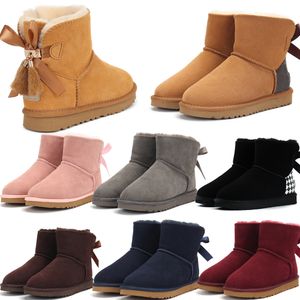 秋のuggskid冬のプラットフォーム雪のブーツ