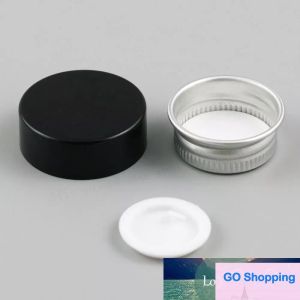 Enkel 3G mini Clear Glass Cream Jar 3ML Cosmetic Container Makeup Jar Pot With Black Silver Lock Screw