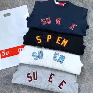 Super-Mens Suproed Fleece Hoodie Streetwear Crewneck T-Shirt Long Sleeve للرجال والنساء مع L9ub L9ub# Kanji