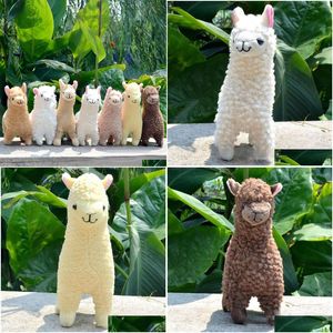 Pluszowe pluszowe zwierzęta kawaii alpaca pluszowe zabawki 23 cm arpakasso llama nadziewane lalki zwierzęce