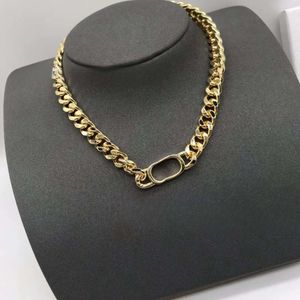 Designer de jóias colar edição high-end alfabeto colar moda feminina alternativa streamer pulseira de ouro
