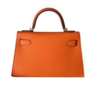 10A Borsa da donna di design di alta qualità Borse in vera pelle Totes Mini Borsa a tracolla Argento oro Hardware Manico piatto Portatile di lusso Mini borsa di seconda generazione