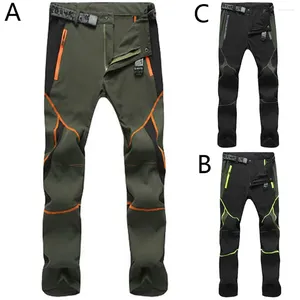 Jeans masculinos homens 2023 modelos retalhos cor linha padrão caminhadas calça rápida seca casual calças de carga escalada ao ar livre esportes à prova d'água