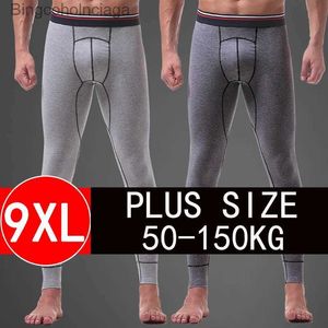 Męska bielizna termiczna mężczyźni zimowi ciepły długi John Underpant Thermal Bielidma Męskie Nuty Thermo Running Spodnie sprężyste sprężyste Compressionl231011