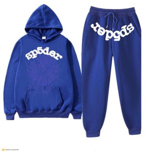 Spider trapstar tuta con cappuccio firmata da uomo 555 sp5der felpa uomo giovane delinquente 555555 due pezzi con felpa ragno da donna Spiders tracksuit124