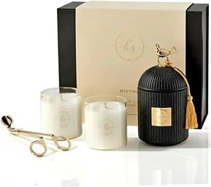 Candles Scented Gift Set for Women Candle 2 x 85oz Premium Home Wick Trimmer 110 Hours Burn Time 231010