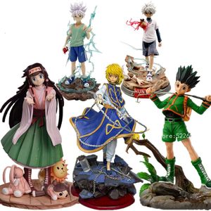 마스코트 의상 33cm 헌터 X 헌터 애니메이션 피겨 알루 루카 Zoldyck/Kurapika 액션 피겨 Gon Freecss Killua Zoldyck 입상 모델 인형 장난감