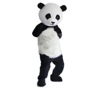 Venda quente panda gigante trajes da mascote personagem dos desenhos animados terno terno carnaval adultos tamanho halloween festa de natal carnaval vestido ternos