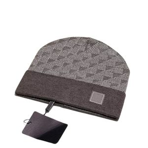 Cappelli firmati Berretto da uomo e da donna autunno/inverno cappello termico lavorato a maglia berretto da sci di marca Cappello scozzese di alta qualità con teschio Berretto caldo di lusso C-19