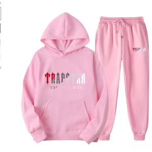 Mens Tracksuits Tracksuit Mens Nake Tech Trapstar Track Suits Hoodie Europe American Basketball Football Rugby Twopiece With Womens Long Trapstar fly