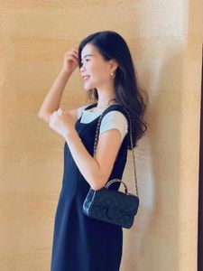 2023 high-quality designer bag Xiaoxiangfeng one-shoulder bag soft leather chain bag oblique handbag high-grade handbag fashion shopping multicolor wallet handbag