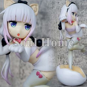 Costumi mascotte Costumi mascotte 20 cm Anime Kobayashi-san Chi No Maid Dragon S Kanna Kamui 1/6 Cat Dragon Ver Pvc Action Figures Collection Modello Doll Toys Regalo