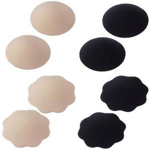 Whole-5Pair Sexy Nipple Pasties Covers Adhesive Reusable Breast Adhesive Bra Covers Nipples Invisible Silicone Bra Breast Peta219R