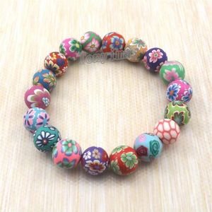 Fashion Polimer Clay Bracelets Whatle 20pcs Bohemian Beaded Bracelets Dift Kid's Dift278z