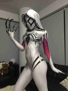 テーマコスチュームアダルトキッドセクシーゼンタイスパイダーヒーローコスプレレッドブラックウーマンジャンプスーツスーパーガールコスプレゼンタイカムボディスーツパーティードレスT231011