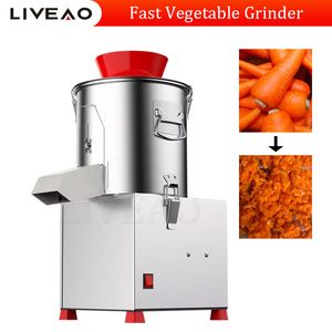 Comercial automático elétrico maçã cebola frutas vegetais chopper cortador fazenda moedor de carne máquina chopper