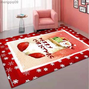 Christmas Decorations Christmas home decoration carpet living room sofa table large area carpet entrance mat bedroom room bedside foot mat