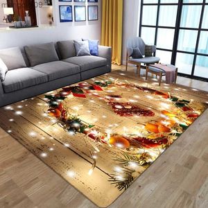 Christmas Decorations Christmas Beautiful Home Decoration Carpets for Living Room Bathroom Bedroom Kitchen Floor Mat Anti-slip Area Rugs