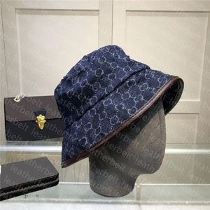 Högklassig retro stingy Brim Hat Luxury Plaid Fisheman Hats Outdoor Street Bucket Cap Sun Visor Caps2878
