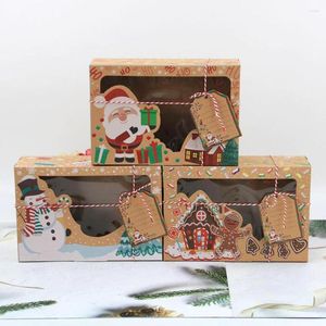 Christmas Decorations 12 Candy Cookie Boxes Bakery Gift Cupcake / Muffin