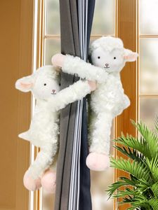 Curtain Poles 2pcs Little Lamb Tieback Holder Strap Tie Backs Children Room Decoration Accessories Holdback Hook 231010