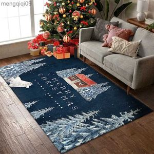 Christmas Decorations Christmas Carpet for Living Room Home Decor Kitchen Hallway Balcony Rugs Bedroom Non-slip Mat Sofa Table Area