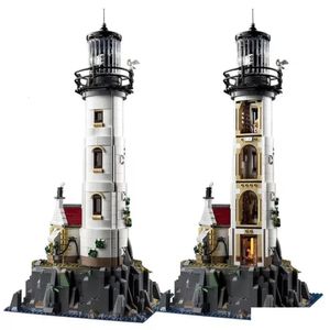 Blocks Blocks Electric Lighthouse 21335 2065Pcs Model Building Block Motorised Bricks Assembly Toys For Children Christmas Gifts Z0518 Dhml9