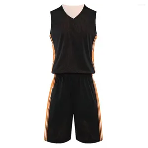 Fatos masculinos 2023 verão roupas de basquete esportes treinamento terno homens juventude secagem rápida respirável uniforme da equipe da faculdade