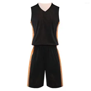 Tute da uomo 2023 Estate Abbigliamento da basket Tuta da allenamento sportiva Uomo Gioventù Uniforme da squadra universitaria traspirante ad asciugatura rapida