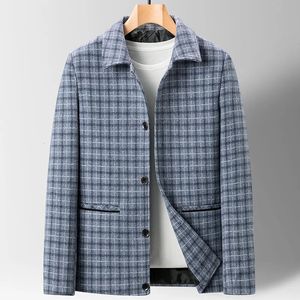 Jaquetas masculinas de alta qualidade blazer estilo britânico simples elegante moda sênior casual festa de negócios desgaste cavalheiro terno equipado jaqueta 231011