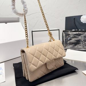 Grace Designer Bag na ramię woc skórzana złota łańcuch 23k kobiety Diamond Klap Klap Kupa Crossbody Multicolors Hasp Pass Hobo Torby Channel Ladies