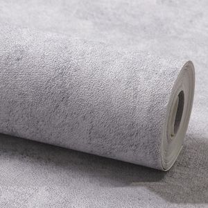 Tapety nowoczesne stałe kolor szara tapeta Roll zwykły naśladowanie cement papierowy wodoodporny pvc do salonu w sypialni sklep z ubraniami