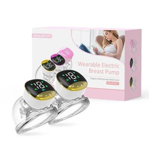 Breastpumps Electric Intelligent Integrated Large Suction Hand Free Pregnant Women Silicone Electric Portable Pumps Suit 231010