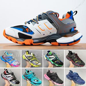 Erkekler ve Kadın Ortak Örgü Naylon Track Sports Spor Ayakkabıları 3 Nesil Geri Dönüşüm Tek Alan Spor Ayakkabı Tasarımcısı Günlük Slayt Boyutu 36-45 A12