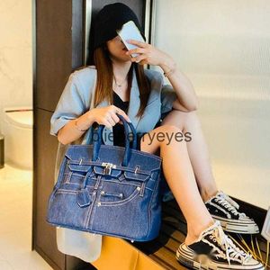 Totes New brand pants pocket design large capacity bag mesh handbag shoulder crossbody bagblieberryeyes