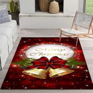 Christmas Decorations Christmas Red Carpet for Living Room Decor Sofa Table Large Area Rugs Hallway Balcony Floor Mat Bedroom Slip Foot Pad