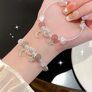 Charm Bracelets Sweet Princess Style Star and Moon Bracelet