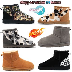 المصمم Mini Fluffy Tasman Tazz Slippers Australia Boots Australia Bottes UG Fluffy Slipper Australia Platform