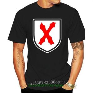 Homens camisetas T-shirt Camisa Militar A122 Voluntários Bélgica Waffen Ss Wallonie Mais Tamanho e Cores Tee282R