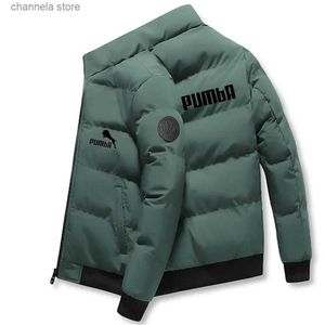 Men's Down Parkas Cotton-padded Coat Autumn and Winter Korean Thickened Down Cotton-padded Coat Short Style Cotton-padded Jacket Collarless T231012