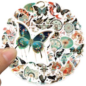 50 PCS Hand Account Butterfly Dragonfly Stickers For Skateboard Car Fridge Helmet Ipad Bicycle Phone Motorcycle PS4 Book Pvc DIY Decals Kids Toys Decor