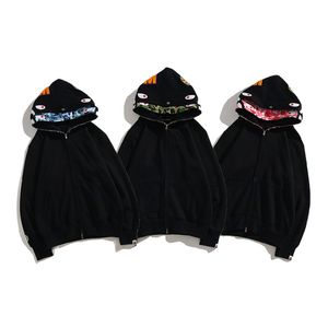 Erkek Hoodie Tasarımcı Man Hoodies Sweatshirt Giyim Çift Cap Siyah Pembe Tam fermuar Yukarı Kapüşonlu Genç Erkek Kız Pembe En Kalite 100 Saf Pamuk Kalın Sweatshirt