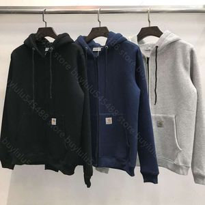 W4zn 2023 Men's Hoodies Fashion Brand Carharts Women's Sweatshirts Autumn Winter New Carthart Zipper Cardigan Plush Sweater Classic Loose Thickened Coat