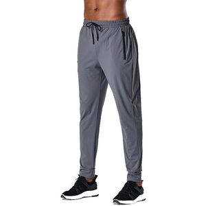 tuta da uomo Pantaloni sportivi Allenamento fitness Corsa Fast Dry Alpinismo all'aperto Tempo libero Slim nero3304