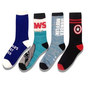 Men's Socks Mens Fashion Casual Usa Street Wear Hiphop Fun Style Print Cotton Warm Novolty Personalized2394