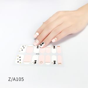 Japanese and Korean Gel Stickers - Light Therapy Nail Art Decals for Trendy Nail Polish Designs