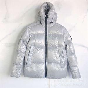 Erkekler Parkas Erkekler Palm Geyiği Kanada Siyah Kaz Ekmek Aşağı Ceket