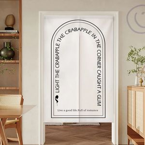 Curtain Nordic Style Door Doorway Partition Noren Kitchen Entrance Hanging For Bedroom Living Room Halfcurtain Cortinas 231010