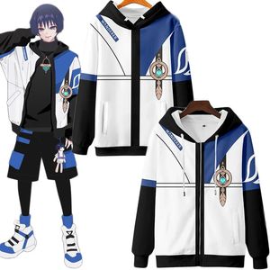 Men's Jackets Game Genshin Impact Wanderer Cosplay Coat Scaramouche Kunikuzushi Unisex Zipper Jacket Balladeer Hoodies Pullover Costume 231011