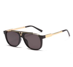 2157 Fashion Sunglasses toswrdpar Eyewear Sun Glasses Designer Mens Womens Brown Cases Black Metal Frame Dark 50mm Lenses For beac9832229